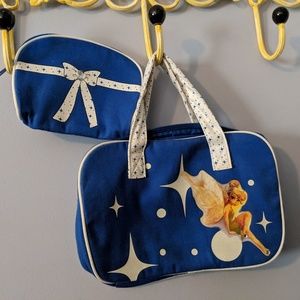 Cosmetic Tinkerbell bag with zipper coin purse